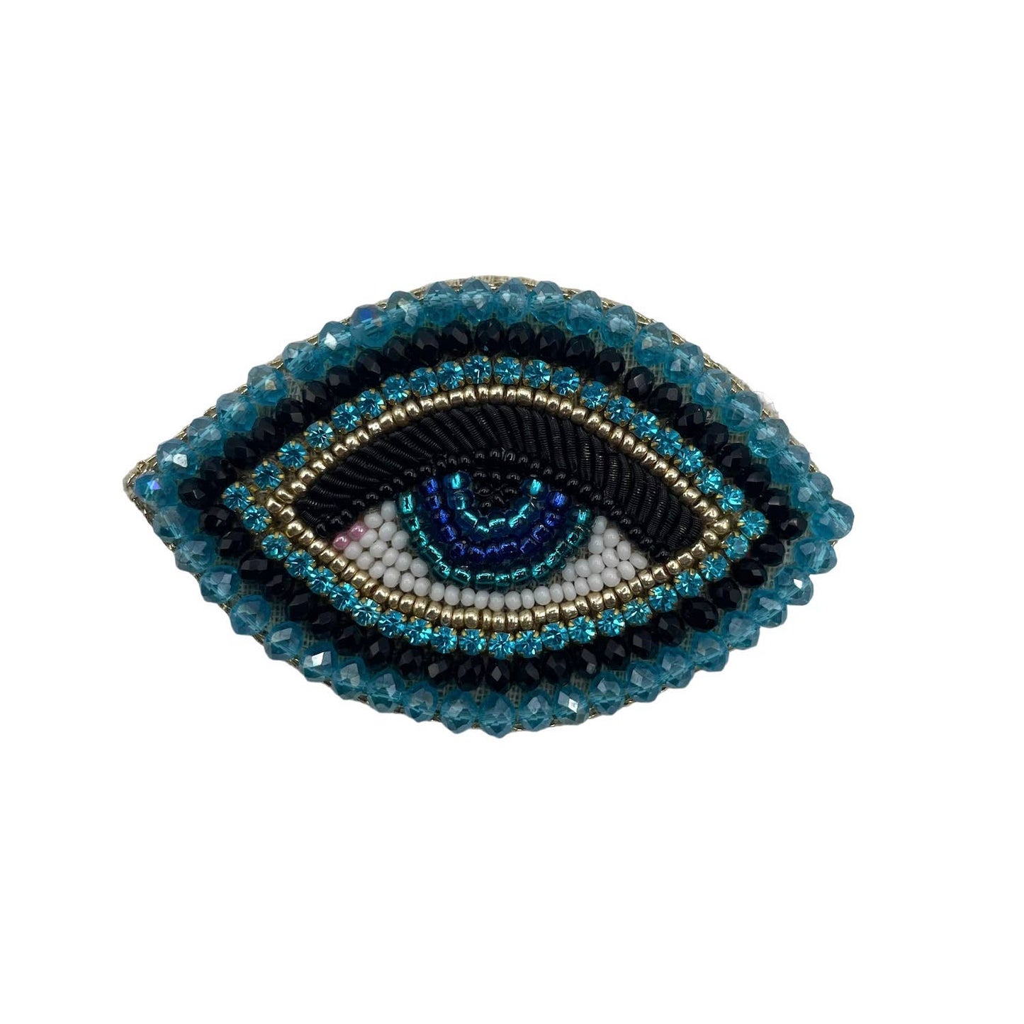 Paris & Denim Leopard Sock Box Duo with Turquoise Eye Pin